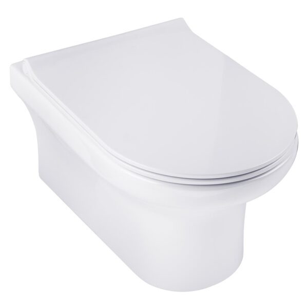 2- white wall Mounted WC