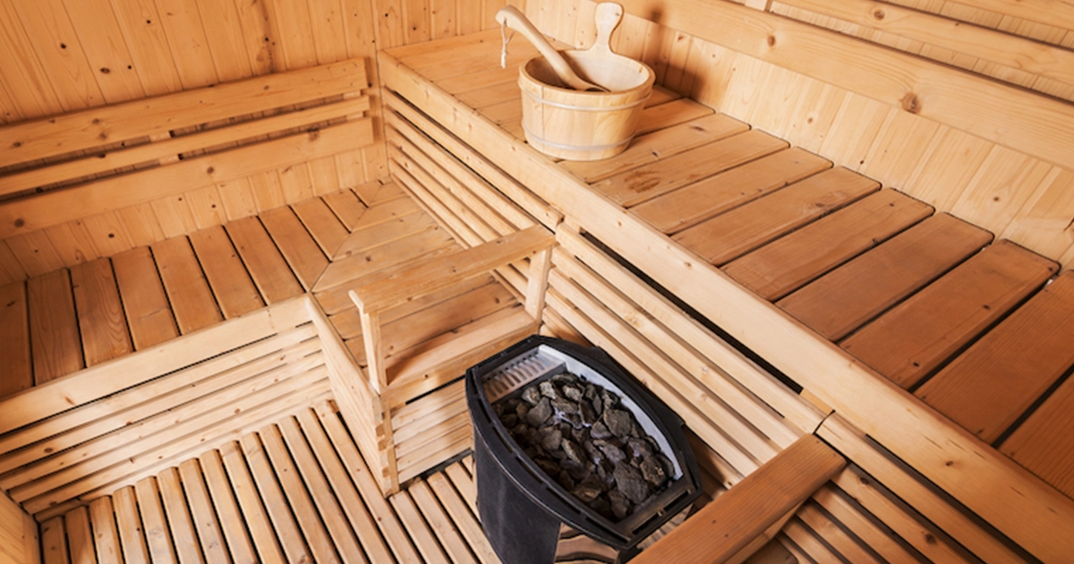 Traditional Finnish sauna