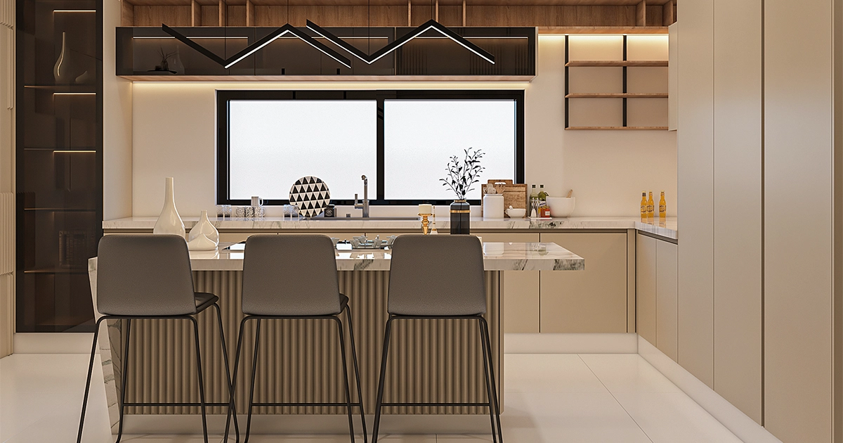 minimalist kitchen design in lahore