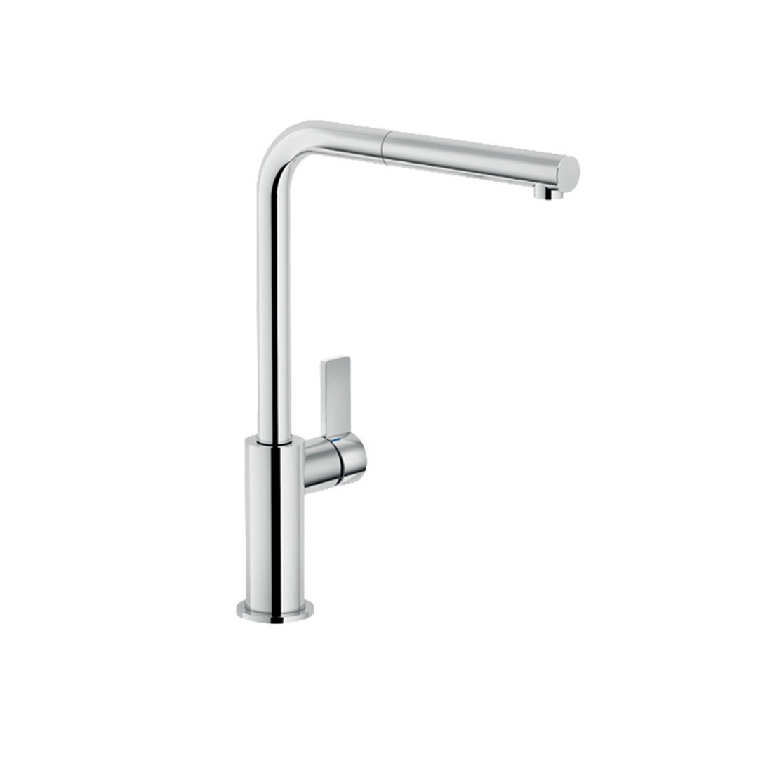 Flag Kitchen Sink Mixer with Pull-Out Swivel Spout