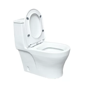 Mira One-Piece Floor Mounted WC with Saet Cover