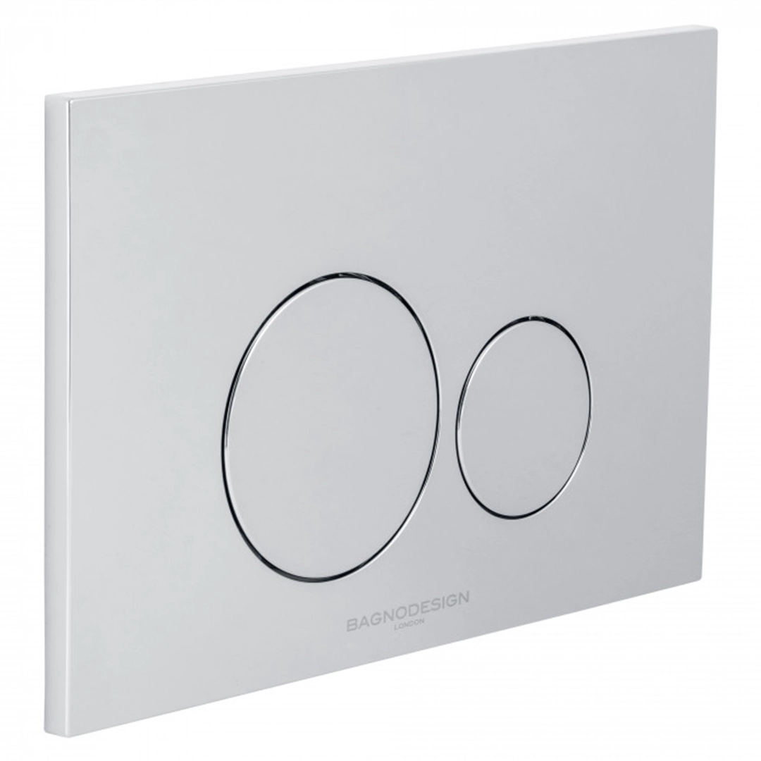 Aquaeco Dual Flush Plate with Round Buttons