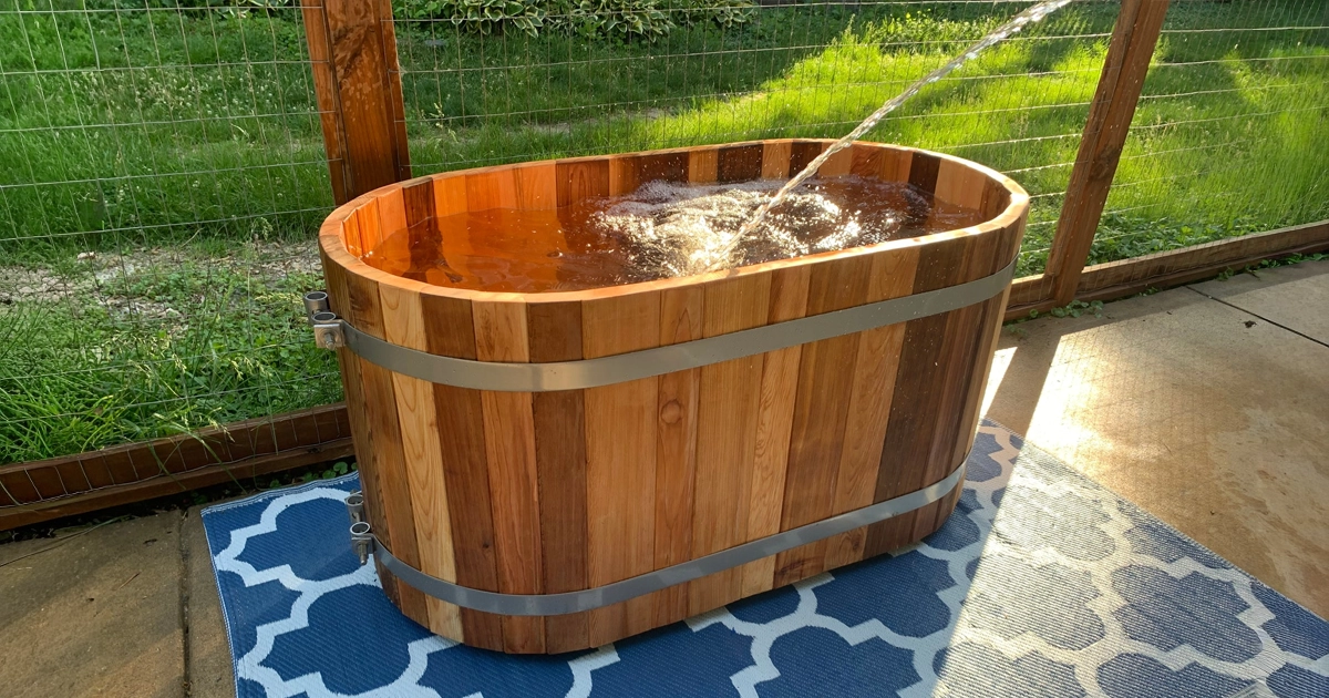 sauna stream and cold plunge